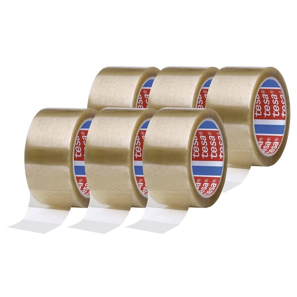 Ruban adhésif transparent polypropylène silencieux 66 m x 50 mm TESA