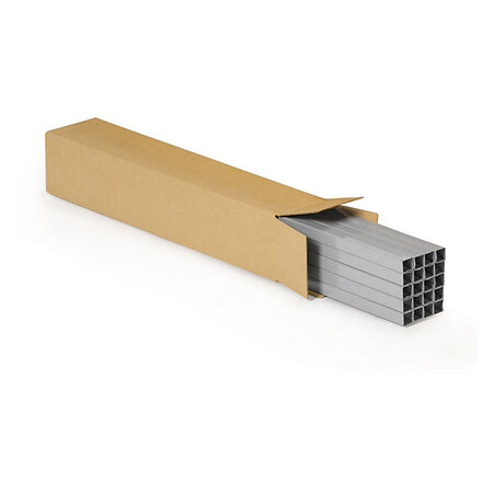 Caisse carton longue double cannelure longueur 60 à 150 cm raja 60x15x15 cm (lot de 10)