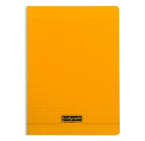 Cahier 8000 POLYPRO 210 x 297 mm 96P 90g Orange CALLIGRAPHE