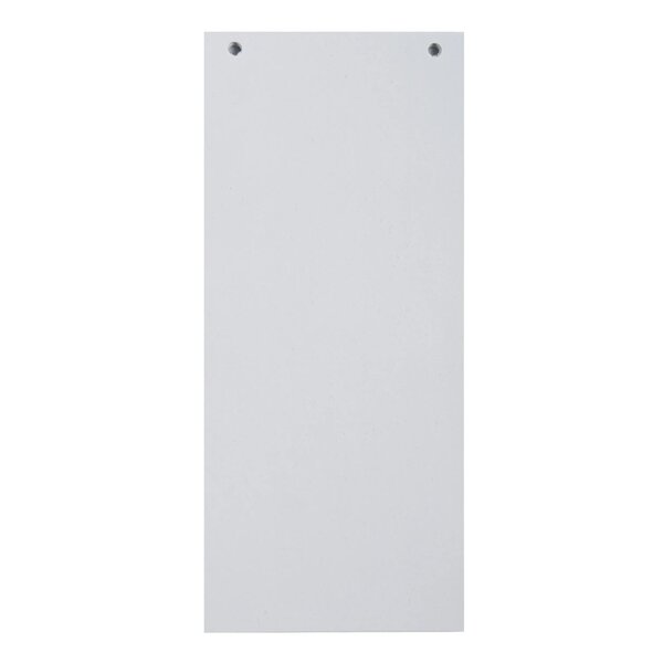 Paquet 100 Fiches Intercalaires Horizontales Unies Perforées Forever - 105x240mm - Blanc - X 12 - Exacompta