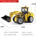 Mould King 13122S - Chargeuse à godet télécommandée