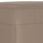 vidaXL Banc Taupe 70x35x41 cm Tissu microfibre