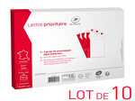 Prêt-à-Poster - Lettre Prioritaire - 100g  - Enveloppes à fenêtre en lot de 10