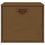 vidaXL Armoire murale Marron miel 40x30x35 cm Bois de pin massif