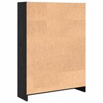 vidaXL Étagère Chêne noir 80 x 24 x 109 cm Bois d'ingénierie