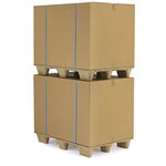 Caisse carton brune double cannelure raja 70x35x40 cm (lot de 10)