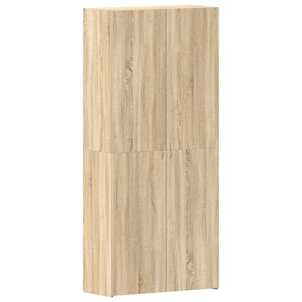 vidaXL Meuble à chaussures Chêne Sonoma 80x35 5x180 cm Bois d'ingénierie