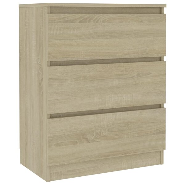 vidaXL Buffet Chêne sonoma 60x35x76 cm Bois d'ingénierie