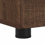 vidaXL Cabinet de salle de bain Chêne brun 76 5 x 35 x 64 cm