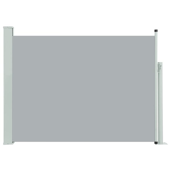vidaXL Auvent latéral rétractable de patio 120x500 cm Gris