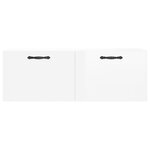 vidaXL Armoire murale blanc brillant 100x36 5x35 cm bois d'ingénierie