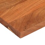 vidaXL Dessus de table 110x30x2 5cm rectangulaire bois massif d'acacia
