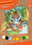 Tableau peinture au numéro Pour enfant Tigres
