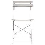 vidaXL Chaises d'extérieur Beige Métal Standard Pliable