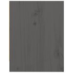 vidaXL Tables de chevet 2 Pièces Gris 40x30 5x40 cm Bois de pin massif