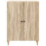 vidaXL Buffet Chêne Sonoma 66 x 34 5 x 90 cm Bois d'ingénierie