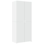 vidaXL Buffet haut blanc 80x42 5x249 cm bois d'ingénierie