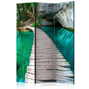 Paravent 3 volets - emerald lake [room dividers] cm