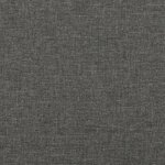 vidaXL Cadre de lit gris foncé 120x190 cm tissu