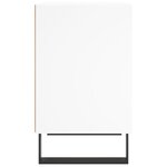 vidaXL Table de chevet blanc 40x30x50 cm bois d’ingénierie