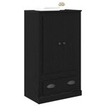 vidaXL Haut Armoire Chêne noir 60 x 35 5 x 103 5 cm Bois d'ingénierie