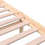 vidaXL Cadre de lit sans matelas bois massif 200x200 cm