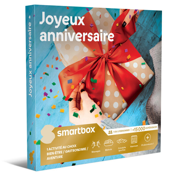 SMARTBOX - Coffret Cadeau Joyeux anniversaire* - Multi-thèmes