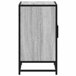 vidaXL Armoire de lavabo de salle de bain sonoma gris 90x33x60 cm