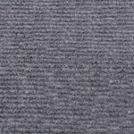 Vidaxl tapis strié pour exposition 1 2x20 m gris
