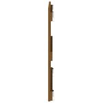 vidaXL Tête de lit murale Marron miel 82 5x3x60 cm Bois massif de pin