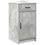 vidaXL Table de Toilette 2 Pièces Gris 40 x 41 x 75 cm Bois d'ingénierie