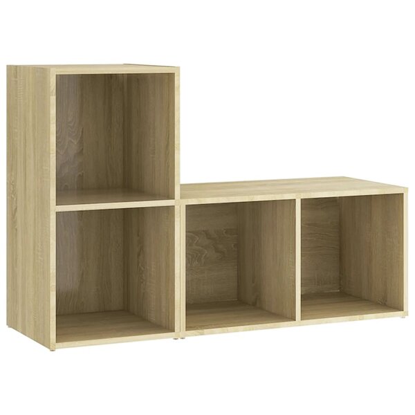 vidaXL Meubles TV 2 Pièces Chêne sonoma 72x35x36 5 cm Bois d'ingénierie