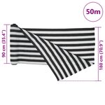 vidaXL Filet brise-vue anthracite et blanc 1 8x50 m PEHD 75 g/m²