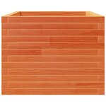 vidaXL Jardinière cire marron 60x60x49 5 cm bois de pin massif
