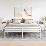 vidaXL Tables de chevet 2 Pièces avec 2 tiroirs blanc 36x36x68 cm