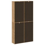 vidaXL Armoires latérales 4 Pièces ODDA 40x24x79 cm bois massif pin