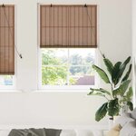 vidaXL Stores et Occultants Marron 120 x 220 cm Bambou