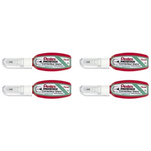 Correcteur Liquide Pentex Pocket ZL103-WF Haute précision 4 2ml Blanc x 4 PENTEL