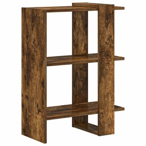 vidaXL Étagère Chêne fumé 52 x 25 x 71 5 cm Bois d'ingénierie