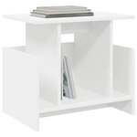 vidaXL Meuble TV 2 Pièces Blanc 50 x 35 x 45 cm Bois d'ingénierie