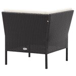 Salon de jardin meuble d'extérieur ensemble de mobilier 6 pièces avec coussins résine tressée noir 02_0016915