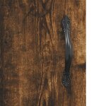 vidaXL Buffet chêne fumé 69 5x34x90 cm bois d'ingénierie