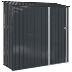 vidaXL Cabanons de jardin Anthracite 203 x 85 5 x 200 cm Métал