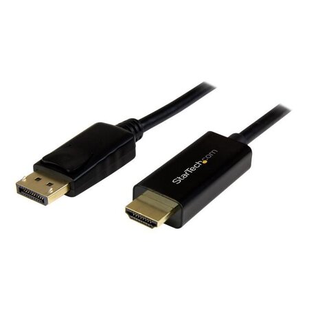 Startech.com câble displayport vers hdmi 1m - 4k 30hz - adaptateur dp vers hdmi - convertisseur pour moniteur dp 1.2 à hdmi - connecteur dp à verrouillage - cordon passif dp vers hdmi