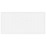 vidaXL Table de Jardin Blanc 200 x 100 x 73 cm polyrotin