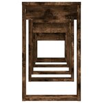 Vidaxl tables gigognes 3 pièces chêne fumé bois d'ingénierie