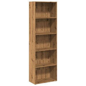 vidaXL Bibliothèque chêne artisanal 60x30x189 cm bois d'ingénierie