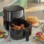 PHILIPS HD9270/90 - Airfryer Essential XL - Friteuse 1,2kg - Technologie Rapid Air - Interface digital - 7 préréglages - Noir