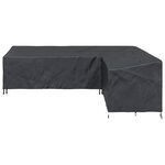 vidaXL Housse pour mobilier d'extérieur 286 x 222 x 80 cm Tissu 600D