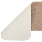 vidaXL Tapis escalier antidérapants 15 Pièces 60x25cm Beige Rectangulaire